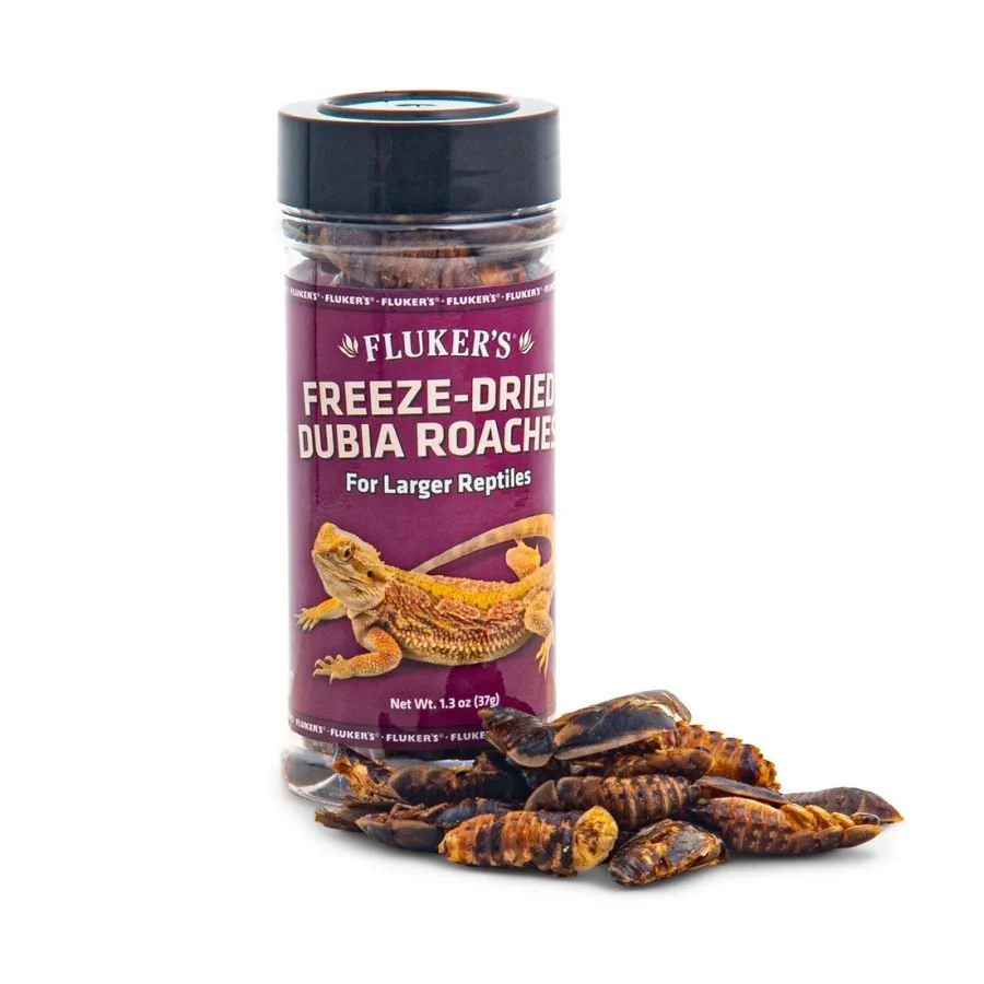 World-Class Fluker's ze-Dried Dubia Roaches Reptile Food 1.3-oz Reusable