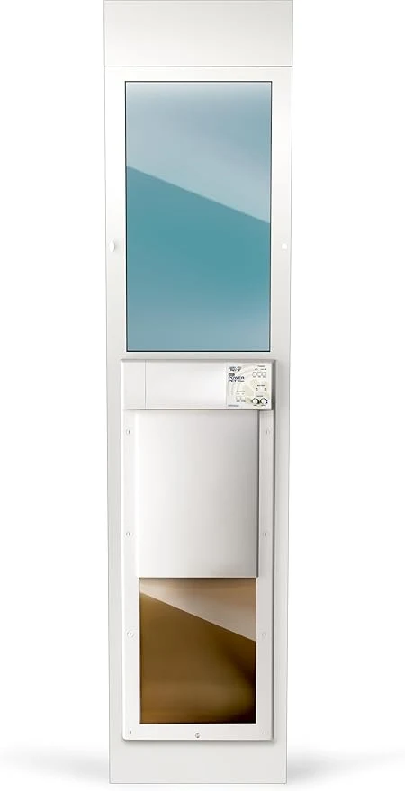 Optimized Power Pet WiFi Automatic Sliding Glass Patio Pet Door by High Tech Pet Detailed