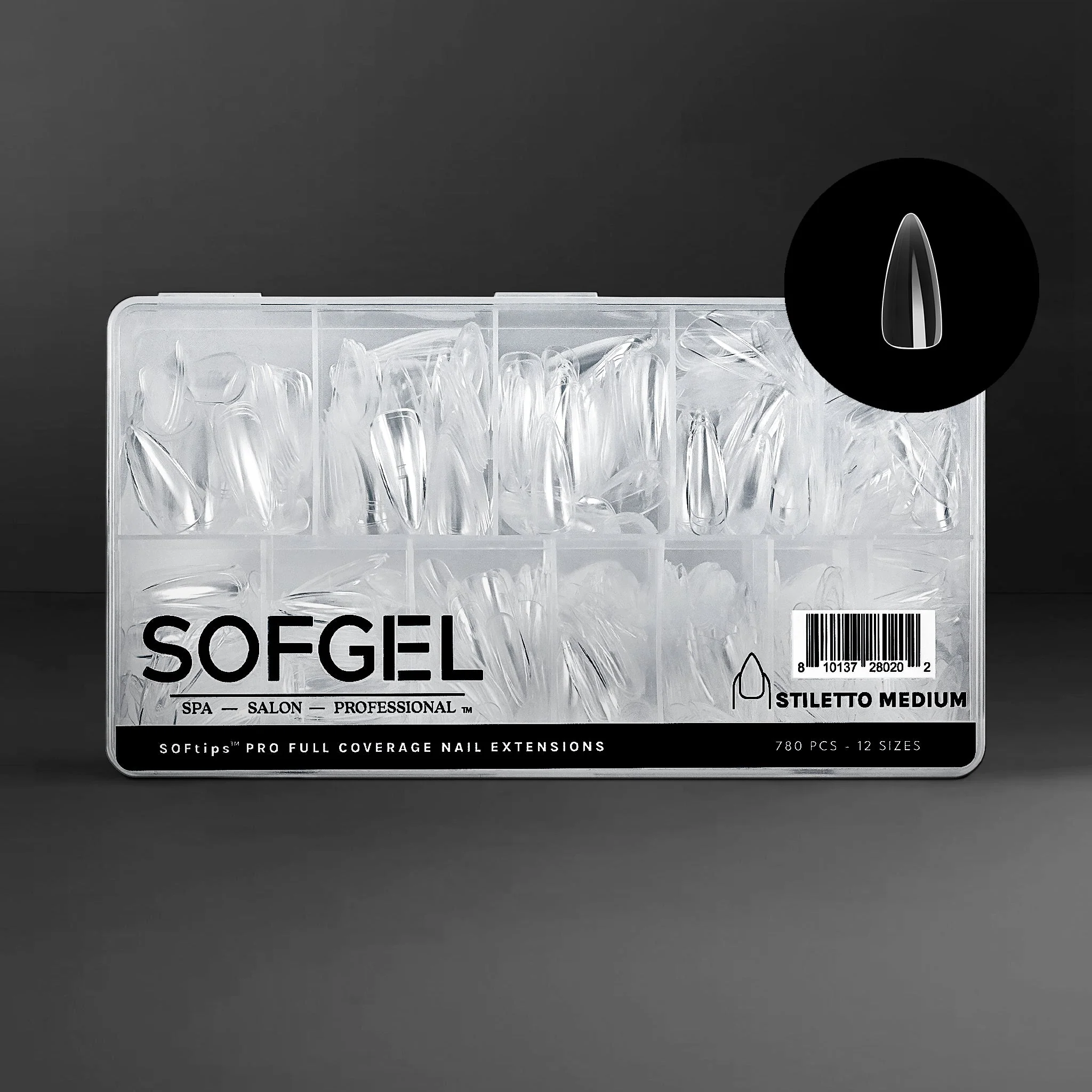 Functional SOFTIPS PRO™ XII - Standard Stiletto Medium Smart