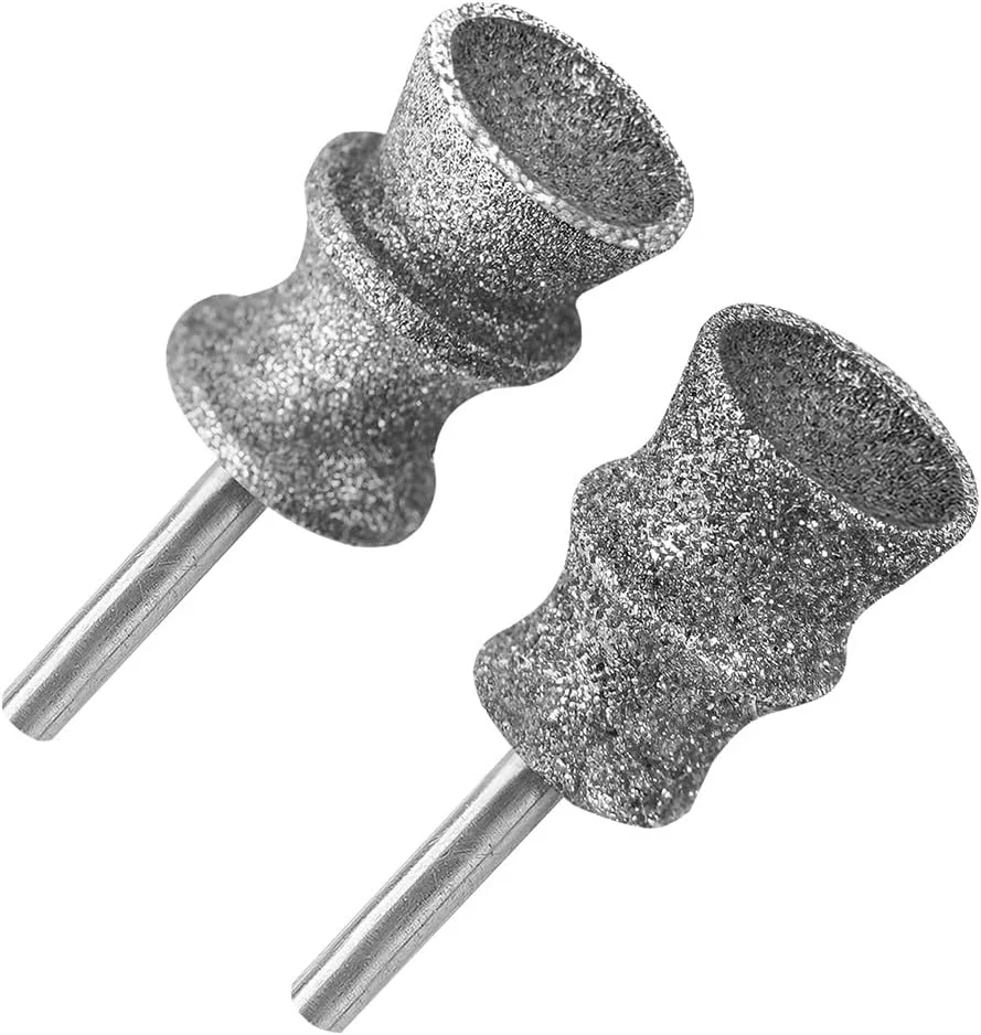 Trendy Diamond Dog Nail Grinder Attachment 1 8'' Pet Nail Grinder Wheel for Dremel Dog Nail Grinder Diamond Rotory Bit for Dogs Pets Nail Care 2-Pack Large D V Recyclable