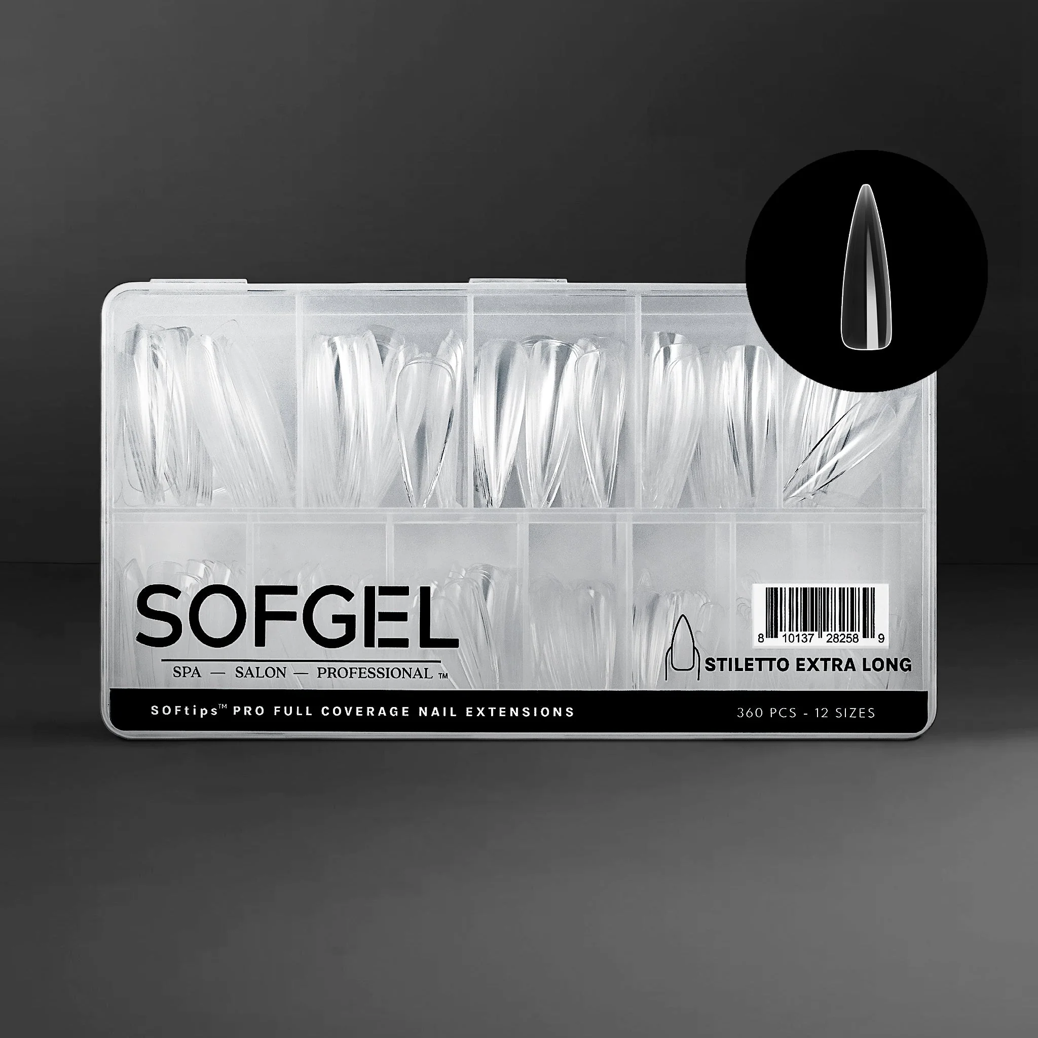Efficient SOFTIPS PRO™ XII - Standard Stiletto XL Sustainable