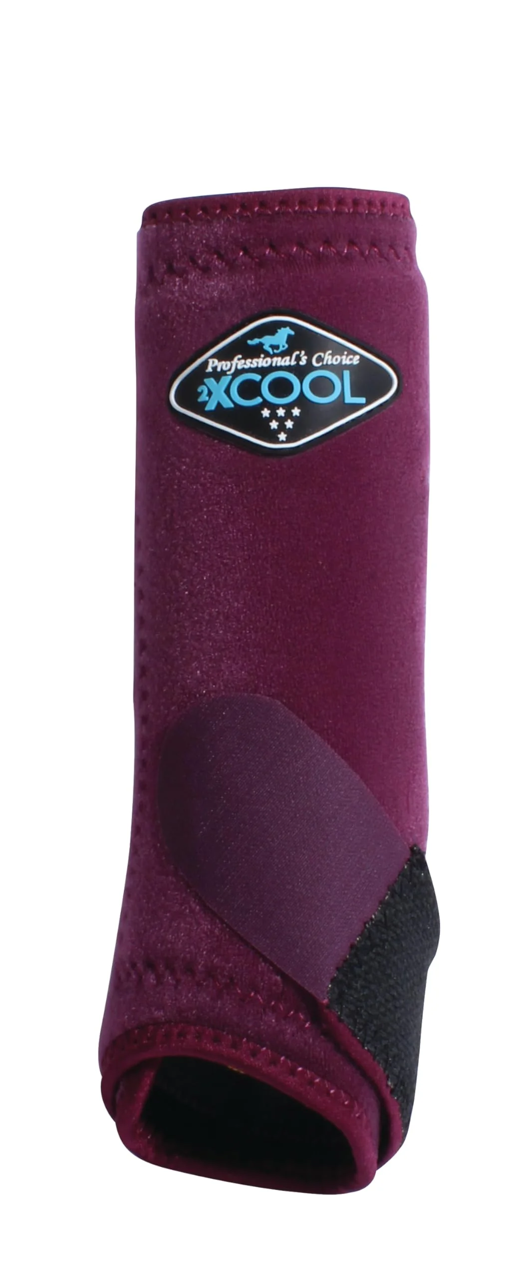 High-Grade Professional's Choice 2XCOOL Sports Medicine Horse Boots – 2 Pack Large Wine Cooling Breathable Durable