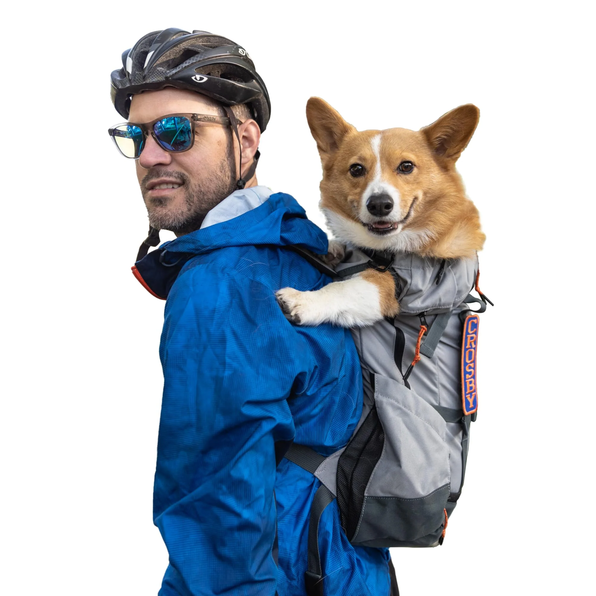 High-Performance K9 Sport Sack Urban 3 - Medium Concrete 17-19 inches Back Length Dual-Use Backpack Carrier Everyday Pack Trendy