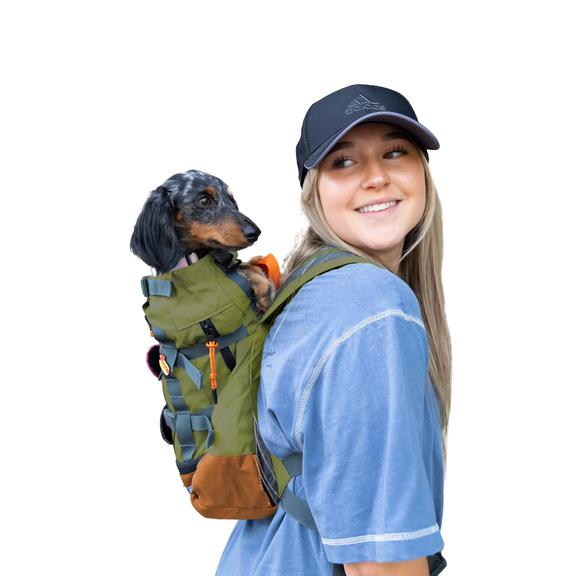 Durable K9 Sport Sack Urban 3 - Small Leafy Dual-Use Dog Carrier Everyday Pack 13–16 Back Length Lightweight