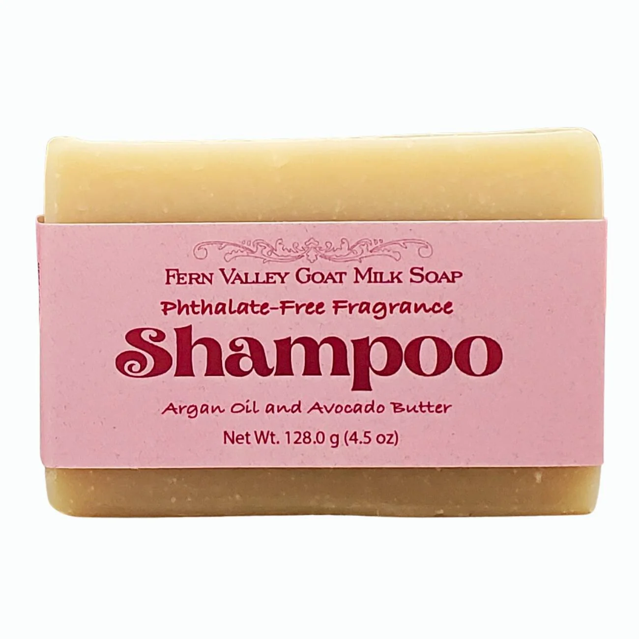 Easy-to-Use Handmade Goat Milk Shampoo Bar Argan Oil Avocado Butter Flirty Floral Scent Contemporary