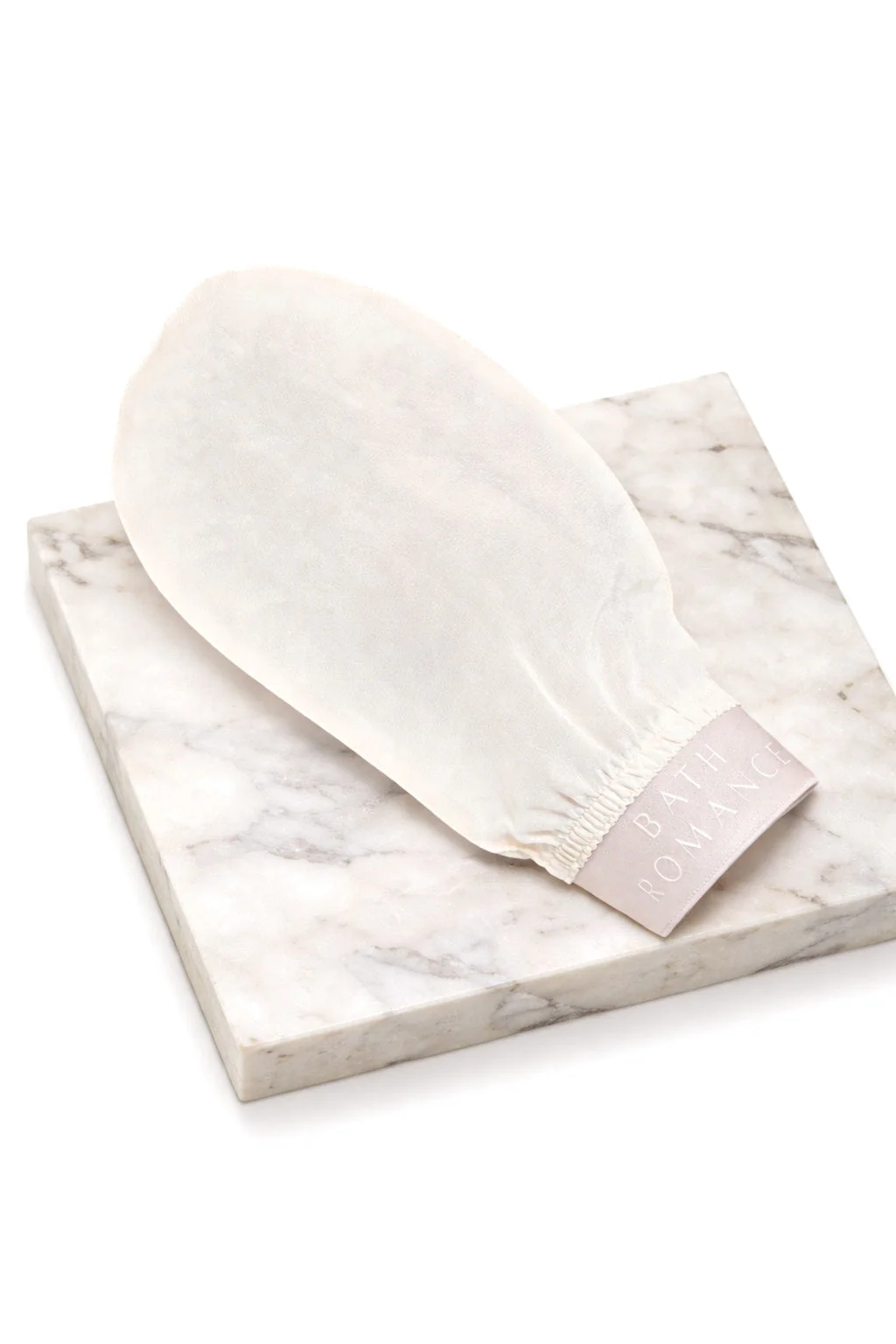 Comfortable exfoliating silk bath glove Convenient