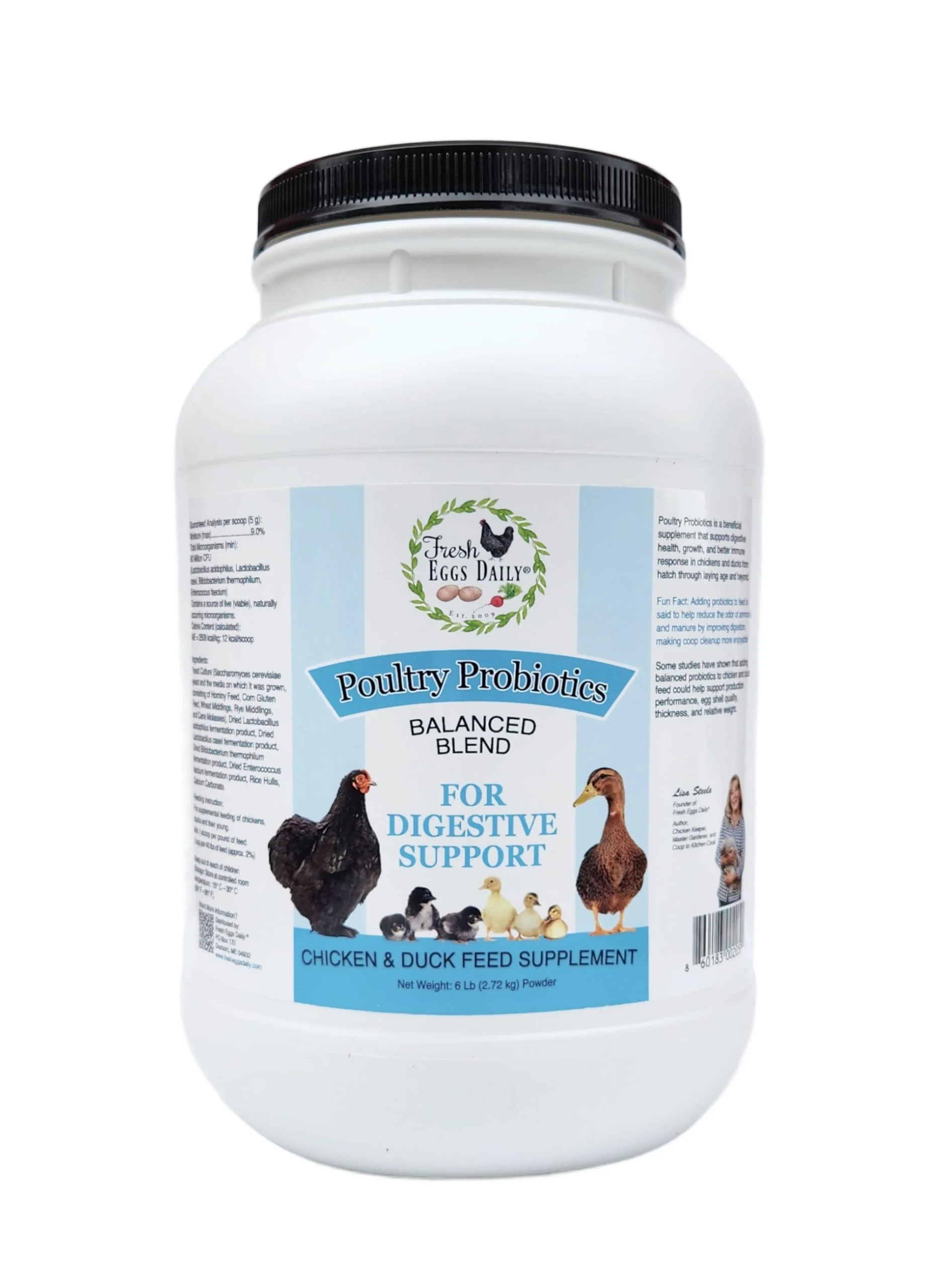 Outstanding Fresh Eggs Daily Poultry Probiotics – Digestive Immune Support for Chickens Ducks 6 lb Trusted