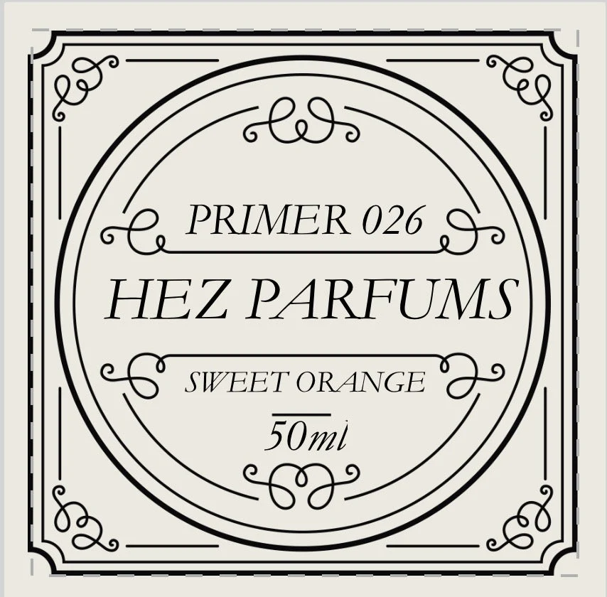 Sustainable Primer 026 Fragrance Enhancer – SWEET ORANGE Powerful