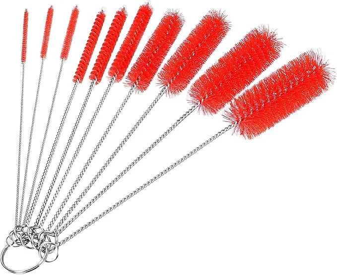 Proven CiaraQ Bottle Cleaning Brushes 8 Inch Nylon Tube Brush Set Cleaner Fine