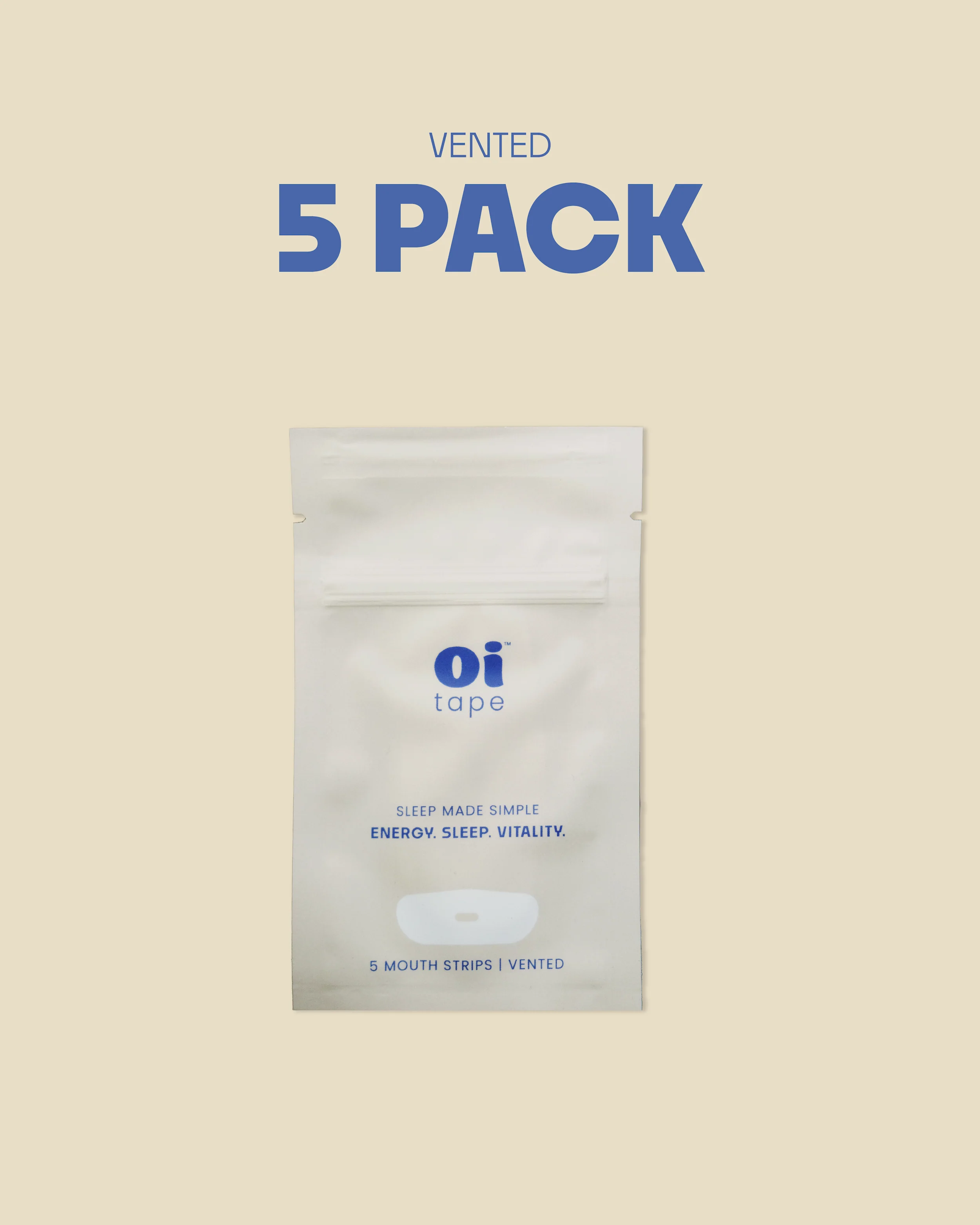High-Performance oi tape™ Vented Sample 5-Pack Functional