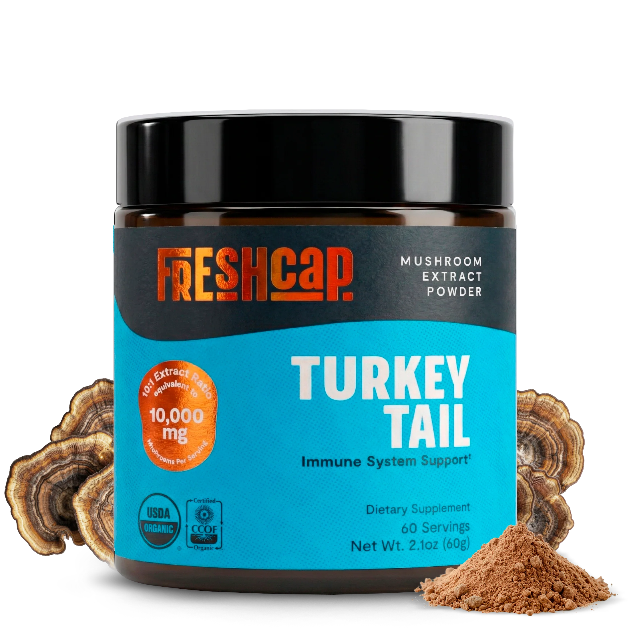 Smooth Organic Turkey Tail Mushroom Powder Trusted