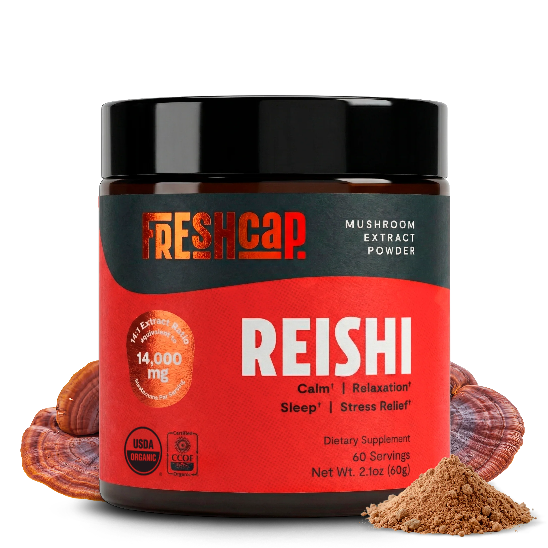 Convenient Organic Reishi Mushroom Powder Proven