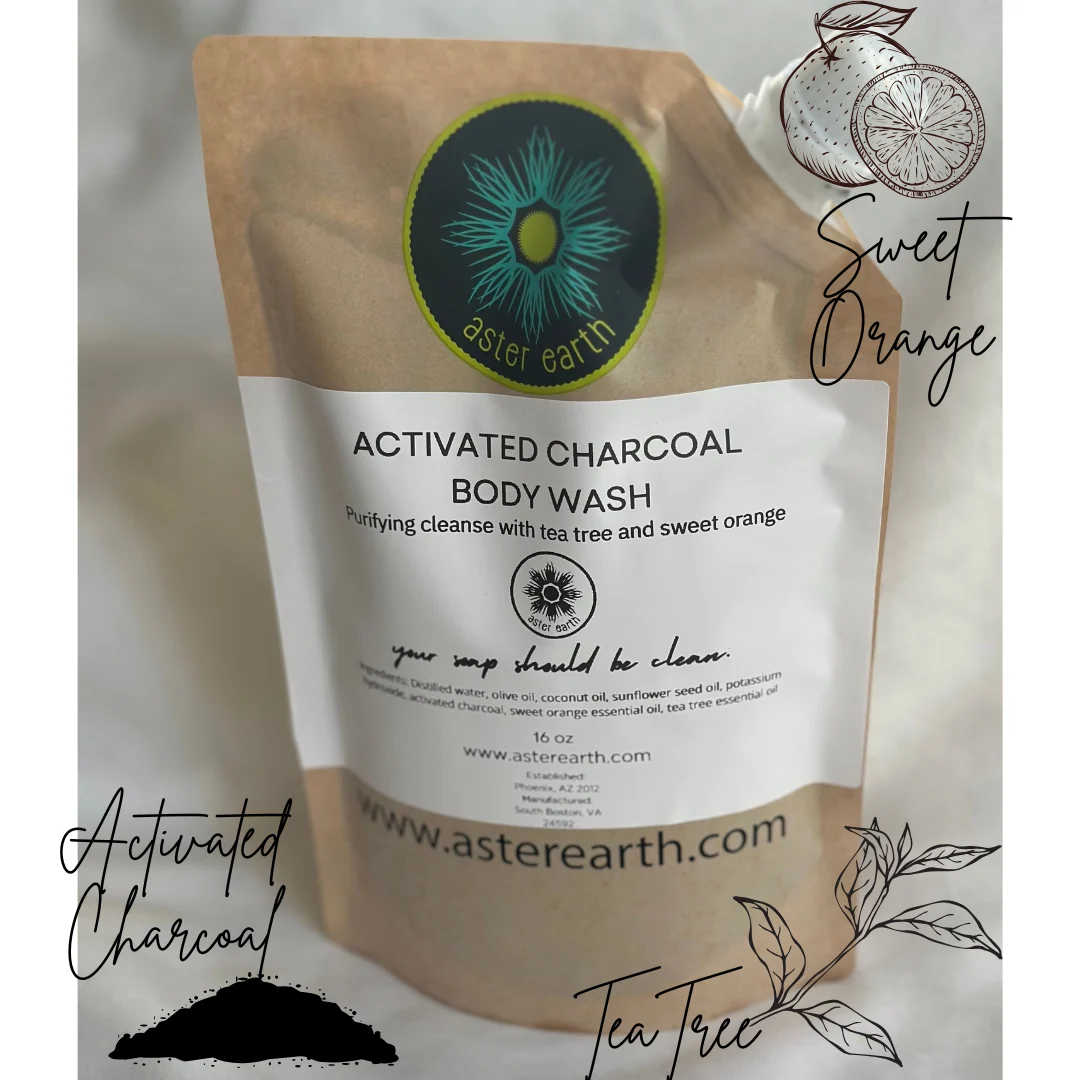 Artisan Activated Charcoal Body Wash Modern