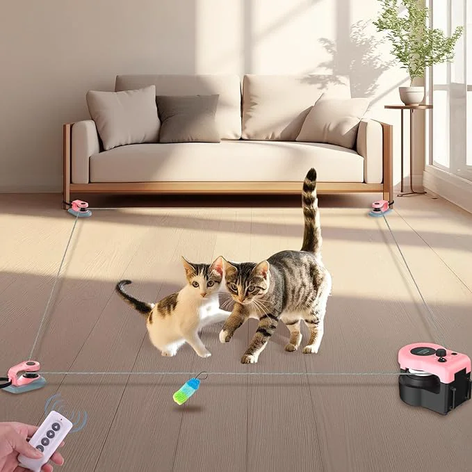 Verified Interactive Cat Toy for Indoor Premium