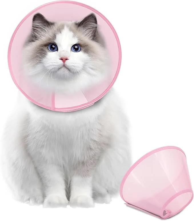 Classic Supet Dog Cone Collar Adjustable After Surgery Comfortable Pet Recovery Collar Official