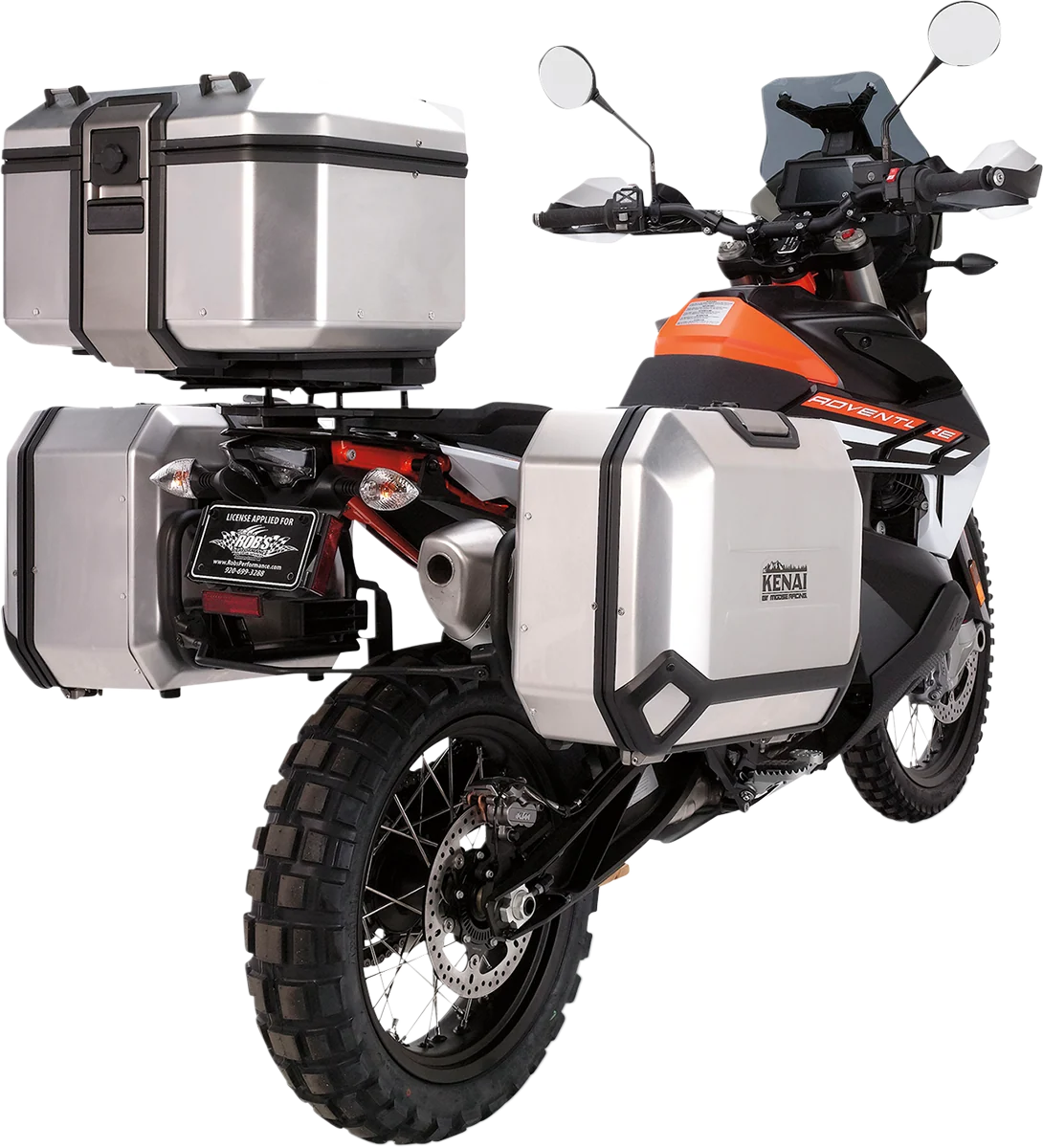 Trendy MOOSE RACING Kenai Case 36 - Right - Silver D0TR36100RKM Certified