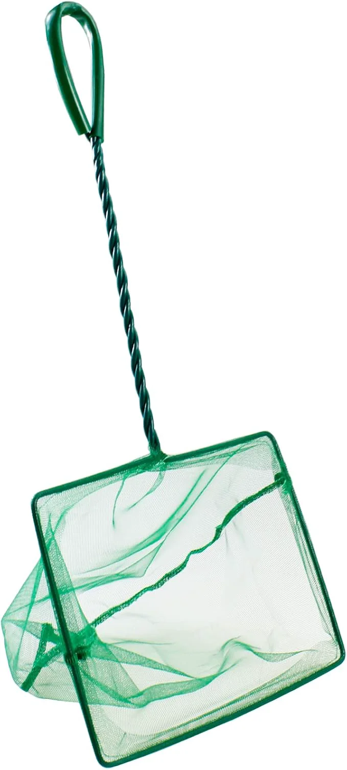 Fine Crafted AQUANEAT 8 Inch Aquarium Fish Net Wastes Skimming Cleaning Tool Responsible