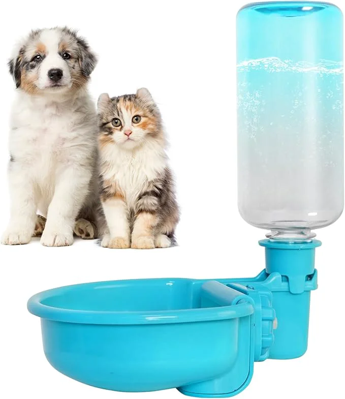 Authentic VANNON 16oz Pet Water Bottle Gravity Dog Water Bowl Dispenser for Cage Anti-Overflow Water Dispenser for Small Dogs Cats Rabbits and Other Small Animals BPA Gradient BlueAbout ThisOverview Genuine
