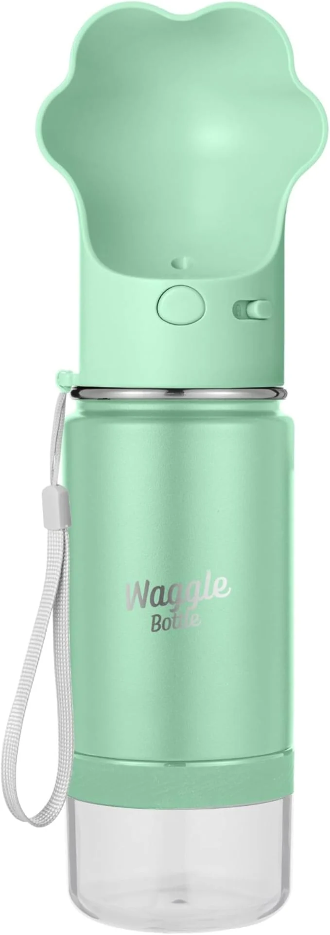Contemporary Stainless Steel Dog Travel Water Bottle Vacuum Insulated Portable Dog Water Dispenser Drink Cup and Snack Container On The Go Outdoor Walking Hiking Travel Mint About ThisOverview Exceptional