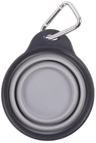 Convenient Dexas Pets Collapsible Travel Cup Small 1 Cup Capacity Light GrayAbout ThisOverview Efficient