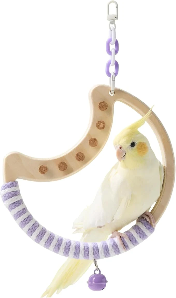 Stylish Natural Bird Swing Refined