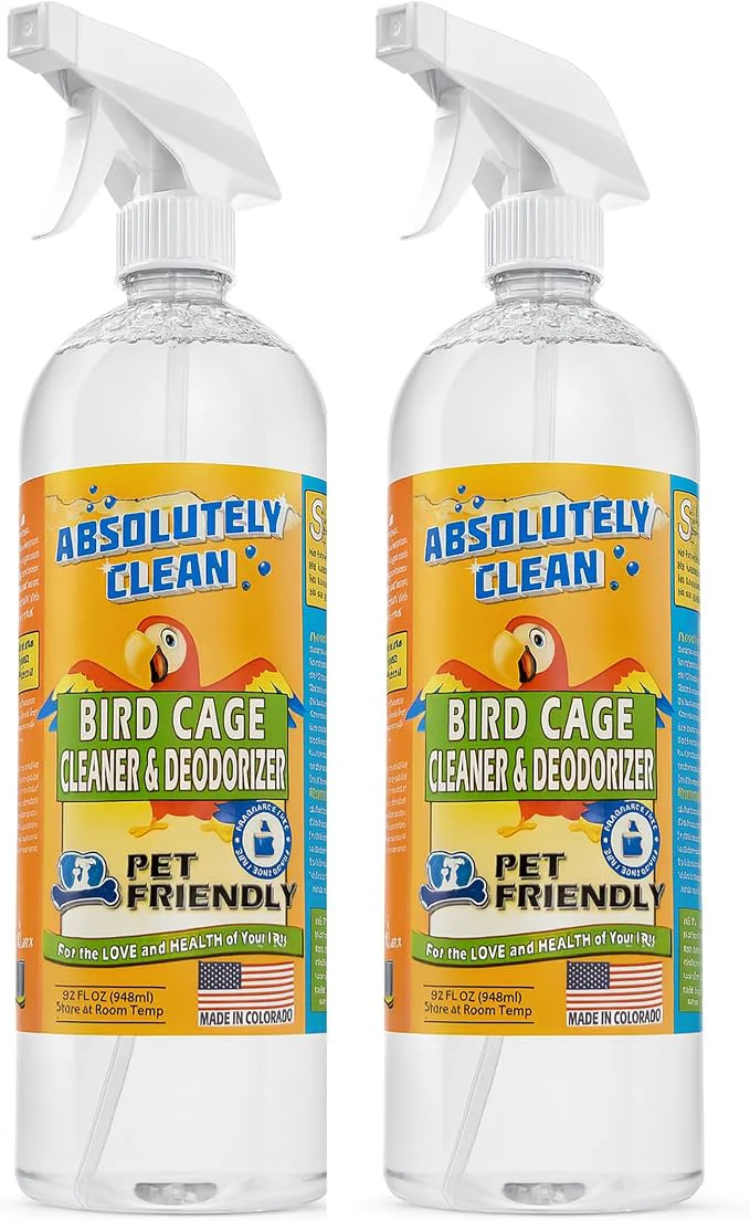 Top-Quality Absolutely Clean Bird Cage Cleaner and Deodorizer Premium Material
