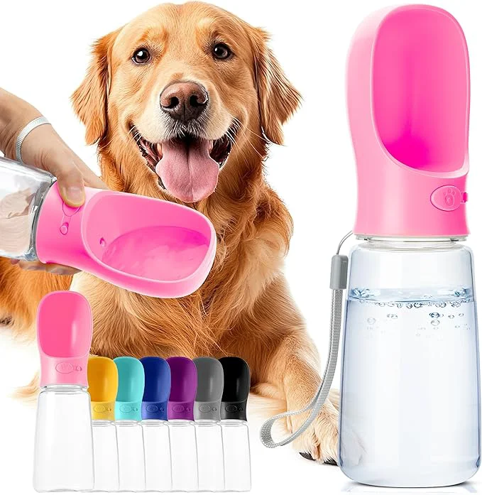 Detailed Mr. Pen Portable Dog Water Bottle - 19 oz Pink Travel Dog Water Bottle Dispenser Not Dishwasher SafeAbout ThisOverview Sophisticated