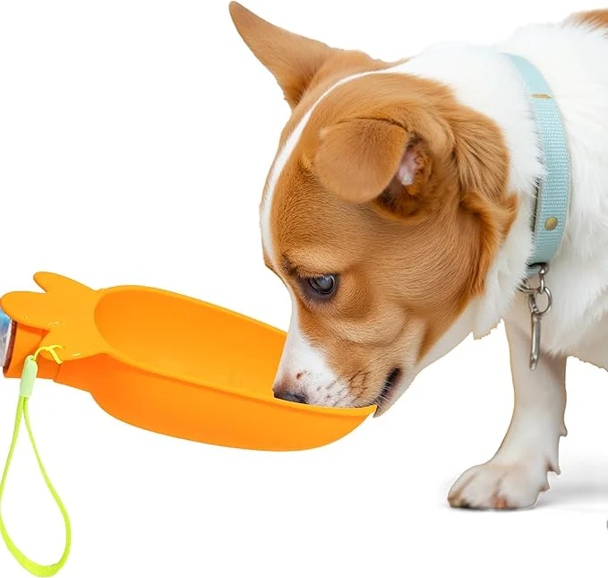 Traditional Li Zhao Portable Dog Water Bottle Dispenser - Leak Proof Portable Water Bowl for Dog Foldable Carrot Water Bowl Travel Silicone Pet Dispenser for Puppy Cats Pets Outdoor Walking Hiking TravelAbout ThisOverview Artisan