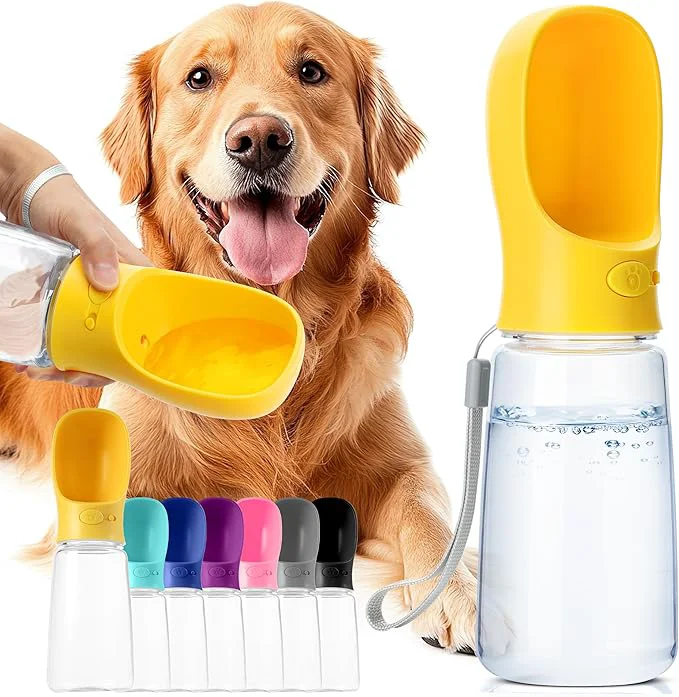 Authentic Mr. Pen Portable Dog Water Bottle - 19oz Large Yellow Travel Dog Water Bottle Dispenser Not Dishwasher SafeAbout ThisOverview Durable