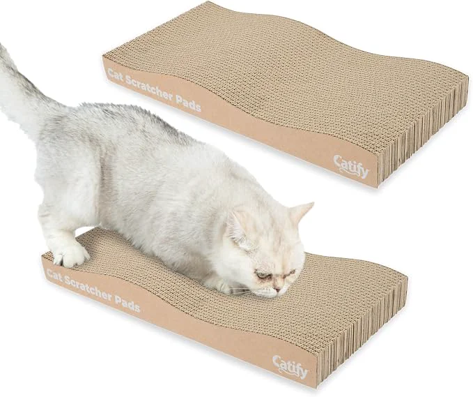 Authentic Pet Supplies Catify Cat Scratcher Fun Interactive Scratchers Claw Safe Specialty