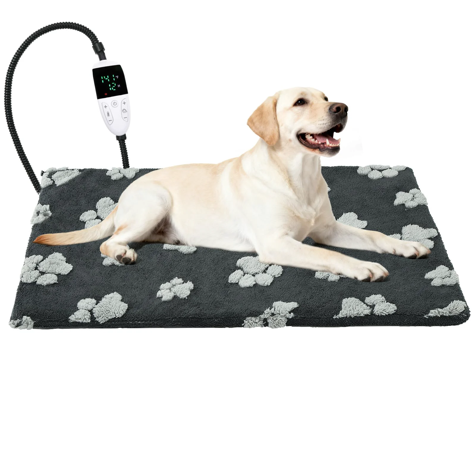 Professional NESAYVER Large Dog Heating Pad with Smart Thermostat – 35x24 in UL FCC Expertly Made
