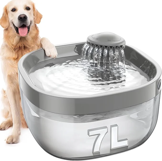 Advanced 7L 1.8Gal Dog Water Fountain for Large Dog FEELNEEDY Dog Water Bowl Dispenser Environmentally Friendly