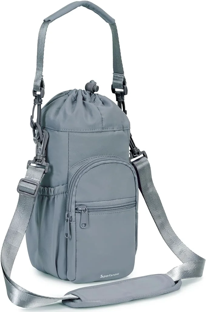 Prestigious sportsnew Water Bottle Holder with Strap 32oz 40oz Insulated Water Bottle Carrier Sling Bag with Phone Pocket CrossbodyAbout This Smooth