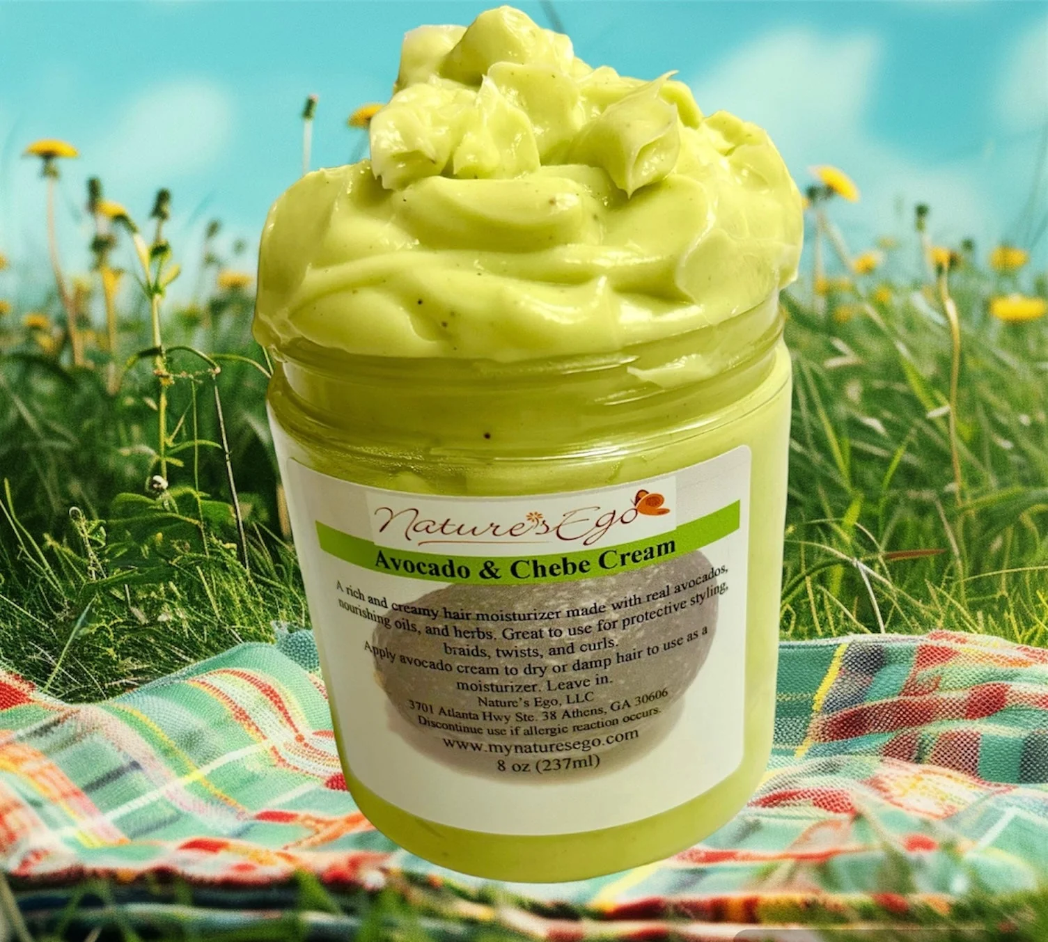Eco-Friendly Avocado Chebe Hair Cream Certified