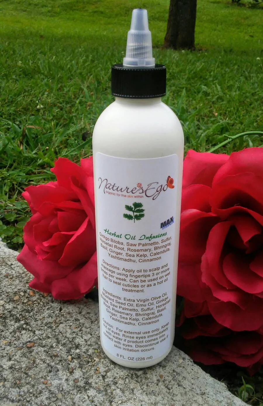 Elegant Herbal Oil Infusions MAX emu oil ginkgo biloba sulfur saw palmetto Lightweight