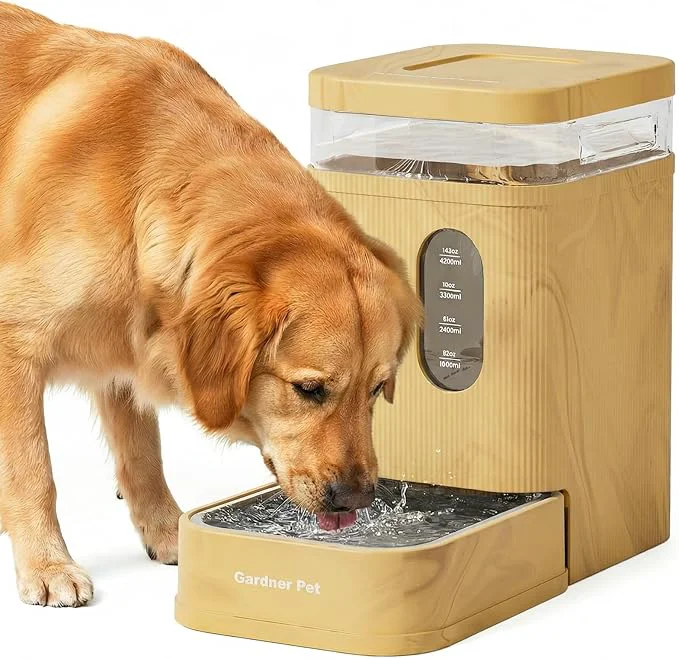 Certified Gardner Pet 1.7 Gallon Automatic Dog Water Bowl Dispenser 6.5L Gravity Water Traditional