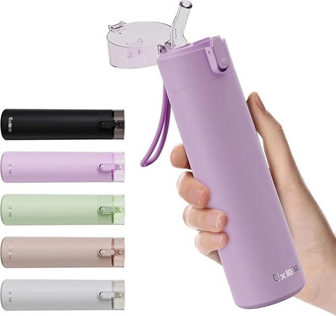 Responsible 9oz Small Water Bottles with Straw Mini Water Bottle with One-Hand Op World-Class