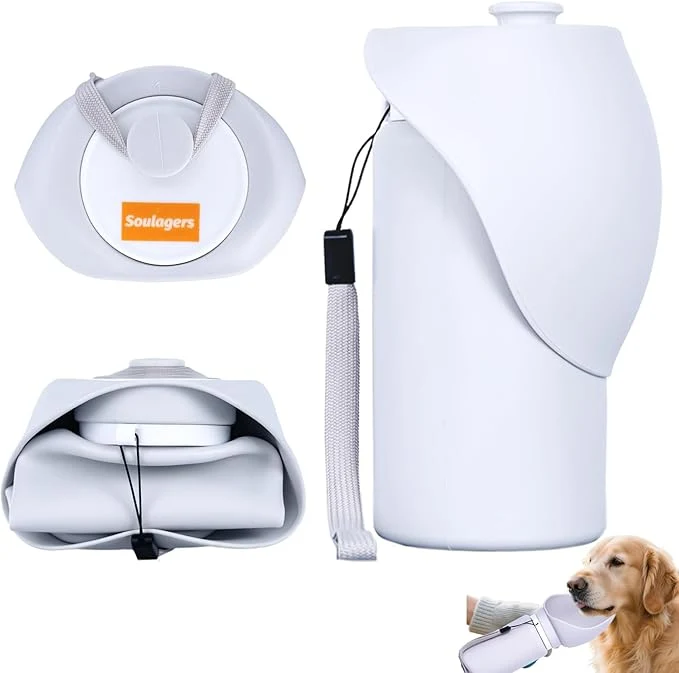 Proven Dog Water Bottle Silicone Foldable Bottle for Pets Portable Pet Water Dispenser Outdoor Travel Dog Drink Walking Cat Drink CupAbout ThisOverview Original