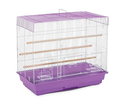 Pure Prevue Pet Products SP1804-3 Flight Cage Lilac White Prestigious
