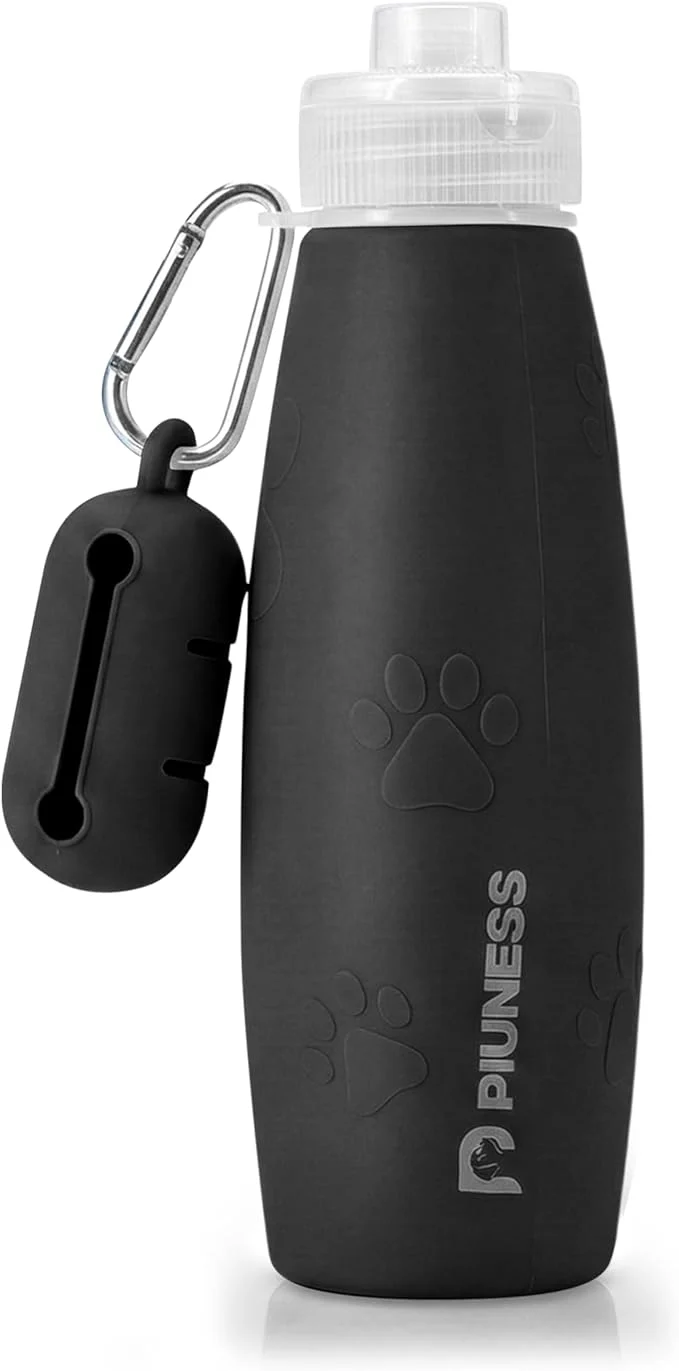 Next-Generation 2-in-1 Dog Walk Essential – Portable Pee Cleaning Bottle Detachable Poop Bag Dispenser Black About ThisOverview Secure