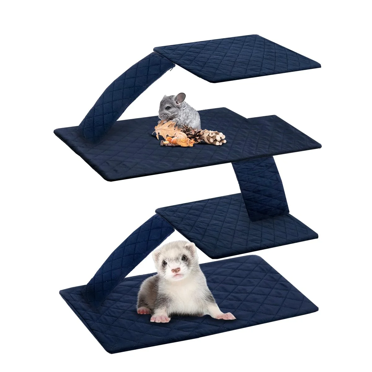 Convenient C-LIGHT Ferret Cage Liner for Ferret Nation Critter Nation Cages – 4-Layer Absorbent Pad Anti-Leak Odor Control All-Set-B Sustainable