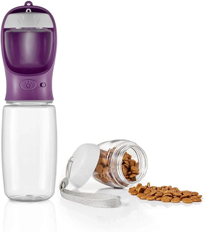 Premium Material WePet Portable Dog Water Bottle with Food Container 19 OZ 6 OZ Leak Proof Puppy Water Dispenser with Drinking Feeder for Pets Outdoor Walking Hiking Travel Food Grade PlasticAbout ThisOverview Prestigious