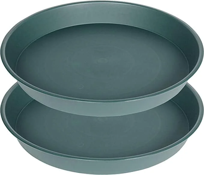 Comfortable 2 Pack of 16 17 inch Plant Saucer 2.3 Depth Plant Trays Certified
