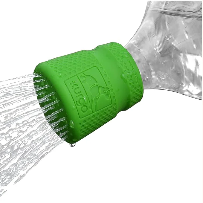 Trendy Kurgo Mud Dog Travel Shower - Portable Pet Shower for Adventure Dog Cleaning - Easy Bottle Shower Cap - Dishwasher Safe Silicone Shower Sprayer - Camping Pet Bath AccessoryAbout ThisOverview Fast