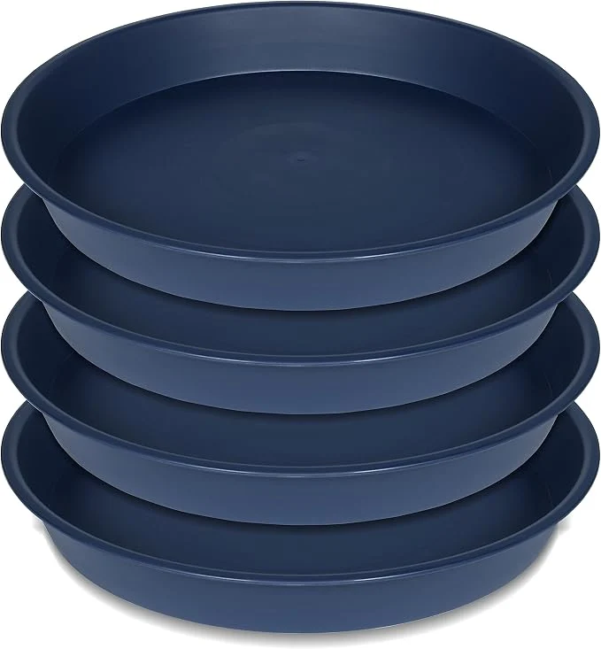 Responsible 4 Pack of 16 17 inch Plant Saucer 2.3 Depth Heavy Duty Deep Plant Trays Luxury