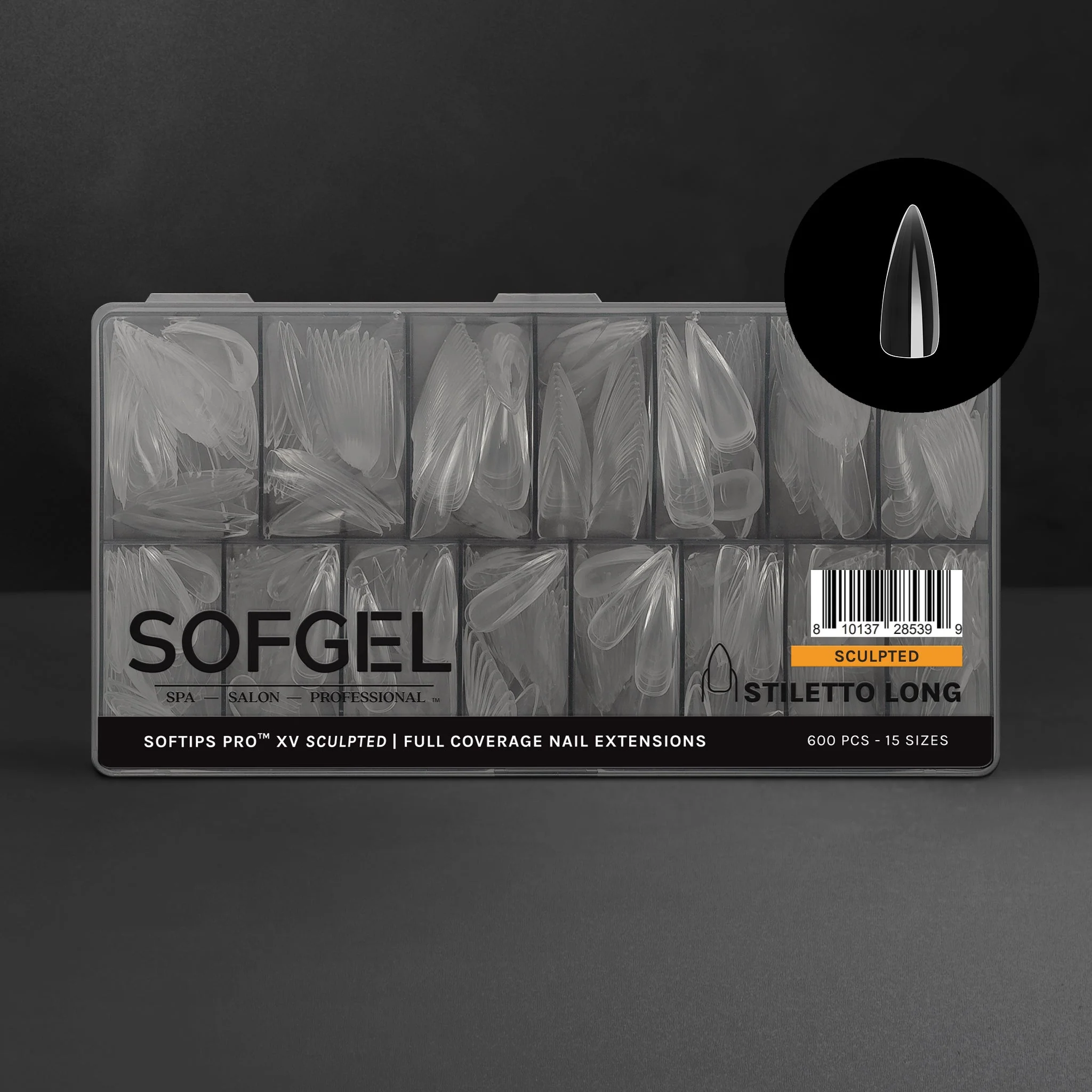 Original Design SOFTIPS PRO™ XV SCULPTED - STILETTO LONG Trendy