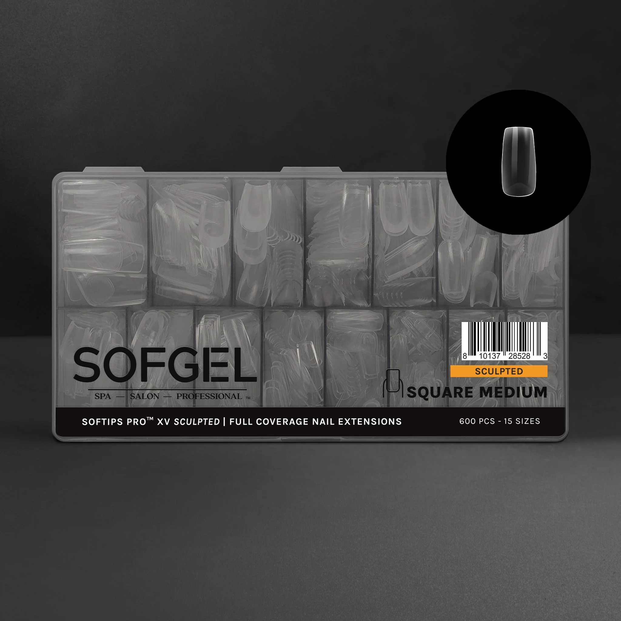 Casual SOFTIPS PRO™ XV SCULPTED - SQUARE MEDIUM Fine Crafted