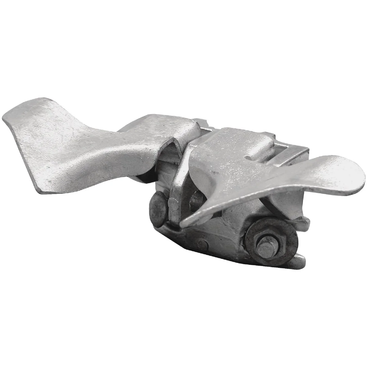 Secure Midwest Air Tech Butterfly Latch 2-3 8 in. x 1-3 8 in. Aluminum Chain Link Gate Latch First-Class