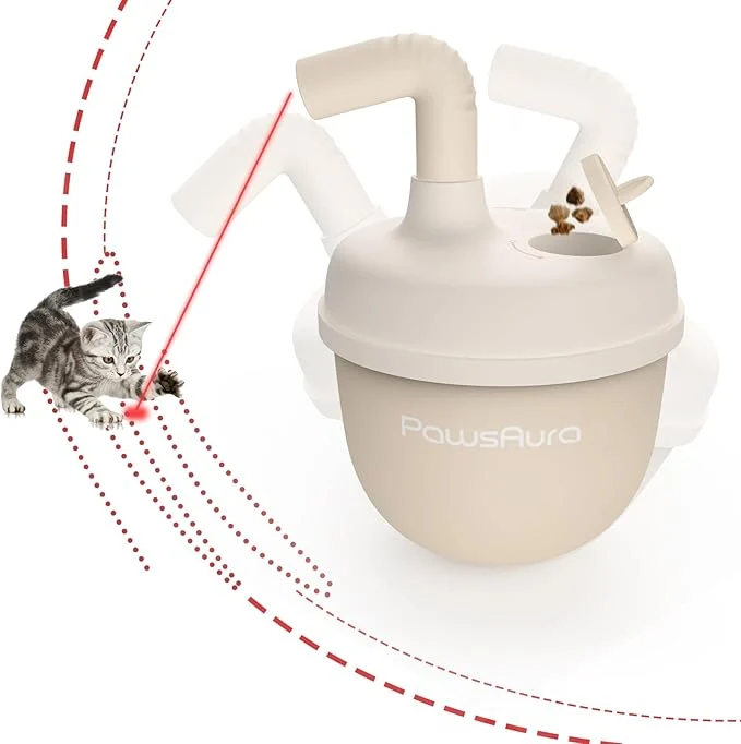 Casual Cat Laser Toy Cat Laser Toy Automatic Rechargeability 360° Rotation Out of Randomized Trajectory Motion 3 Modes Interactive Toy for Cats for Bored Indoor Adult Cat Kittens Brown About This Relaxed