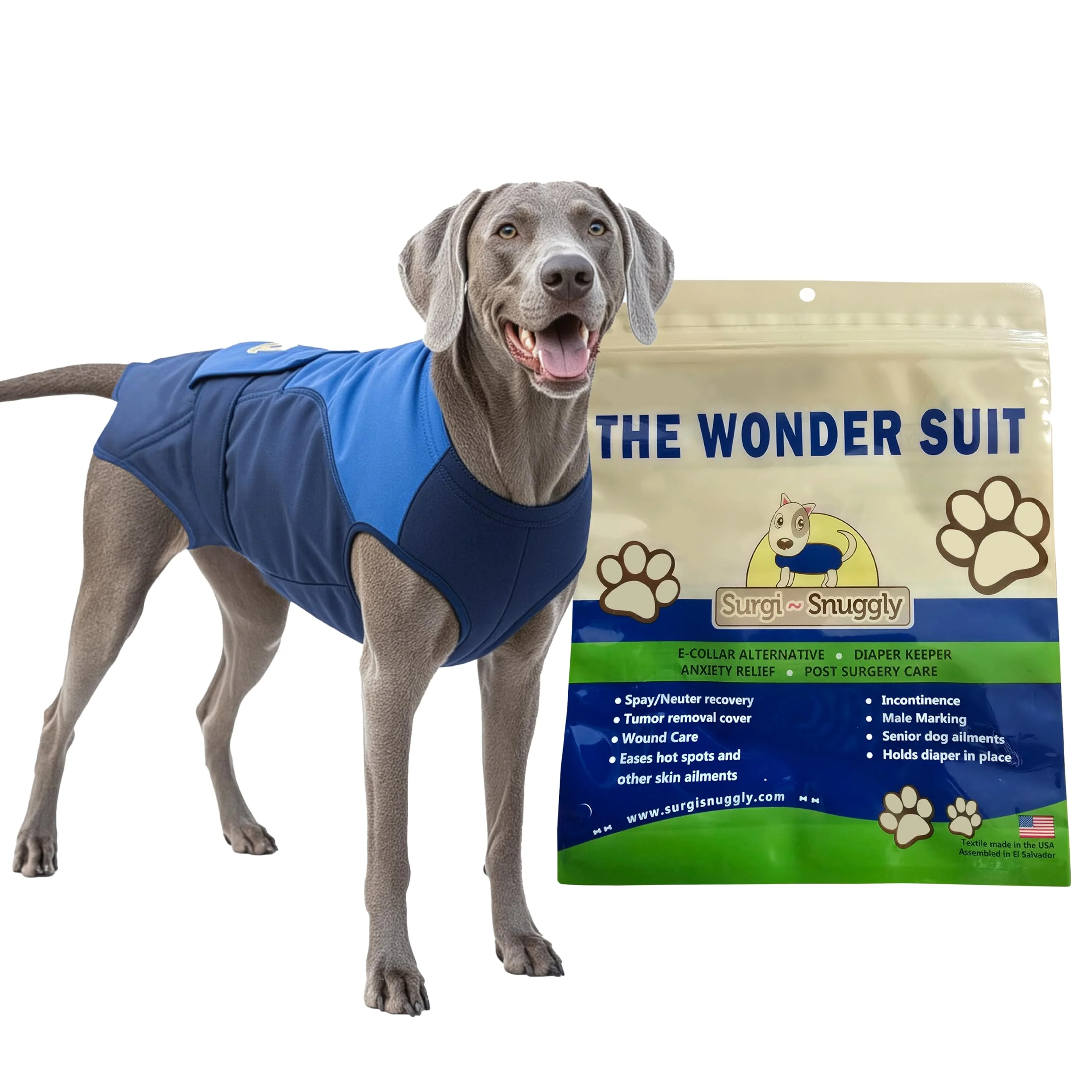 Healthy Surgi Snuggly Disposable Dog Diapers Keeper – Wrap-Around Legs Superior Fit L - BB Fine Crafted